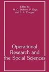 Operational Research and the Social Sciences - Book