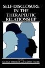Self-Disclosure in the Therapeutic Relationship - Book