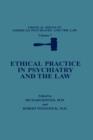 Ethical Practice in Psychiatry and the Law - Book