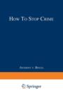 How to Stop Crime - Book