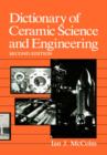 Dictionary of Ceramic Science and Engineering - Book