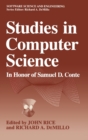Studies in Computer Science : Proceedings of a Conference Held in West Lafayette, Indiana, November 1-3, 1989 - Book