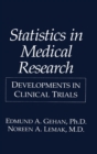 Statistics in Medical Research : Developments in Clinical Trials - Book