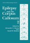 Epilepsy and the Corpus Callosum 2 - Book