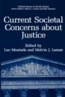 Current Societal Concerns about Justice - Book