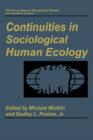 Continuities in Sociological Human Ecology - Book