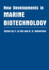 New Developments in Marine Biotechnology - Book