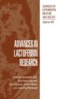Advances in Lactoferrin Research - Book