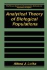 Analytical Theory of Biological Populations - Book