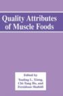 Quality Attributes of Muscle Foods - Book
