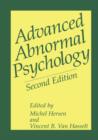 Advanced Abnormal Psychology - Book