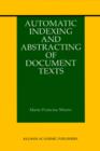 Automatic Indexing and Abstracting of Document Texts - eBook