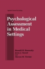Psychological Assessment in Medical Settings - Book