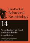 Neurobiology of Food and Fluid Intake - Book