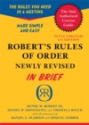 Robert's Rules of Order Newly Revised In Brief, 2nd edition - Book