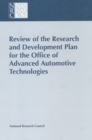 Review of the Research and Development Plan for the Office of Advanced Automotive Technologies - eBook