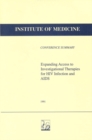 Expanding Access to Investigational Therapies for HIV Infection and AIDS - eBook