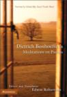 Dietrich Bonhoeffer's Meditations on Psalms - Book