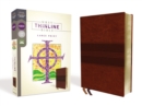 NRSV, Thinline Bible, Large Print, Leathersoft, Brown, Comfort Print - Book
