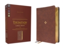 NKJV, Thompson Chain-Reference Bible, Large Print, Leathersoft, Brown, Red Letter, Comfort Print - Book