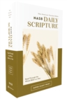 NASB, Daily Scripture, Super Giant Print, Paperback, White/Gold, 1995 Text, Comfort Print : 365 Days to Read Through the Whole Bible in a Year - Book