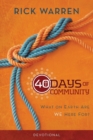 40 Days of Community Devotional : What on Earth Are We Here For? - Book