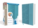 NKJV, Teen Study Bible, Leathersoft, Blue - Book