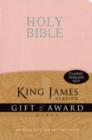 KJV, Gift and Award Bible, Imitation Leather, Pink, Red Letter Edition - Book
