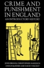 Crime and Punishment in England, 1100-1990 : An Introductory History - Book