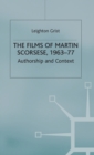 The Films of Martin Scorsese, 1963-77 : Authorship and Context - Book