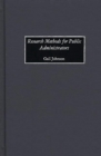Research Methods for Public Administrators - eBook