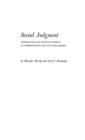 Social Judgment : Assimilation and Contrast Effects in Communication and Attitude Change - Book