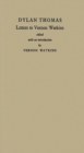 Letters to Vernon Watkins. - Book