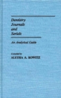 Dentistry Journals and Serials : An Analytical Guide - Book