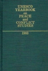 UNESCO Yearbook on Peace and Conflict Studies 1983 - Book