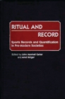 Ritual and Record : Sports Records and Quantification in Pre-Modern Societies - Book