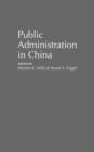 Public Administration in China - Book