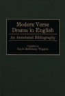 Modern Verse Drama in English : An Annotated Bibliography - Book