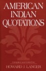 American Indian Quotations - Book