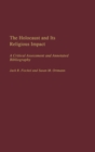 The Holocaust and Its Religious Impact : A Critical Assessment and Annotated Bibliography - Book