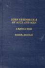 John Steinbeck's Of Mice and Men : A Reference Guide - Book