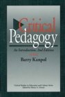Critical Pedagogy : An Introduction - eBook