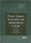 Public Choice Concepts and Applications in Law - Book