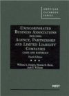 Unincorporated Business Associations, Including Agency, Partnership and Limited Liability Companies - Book
