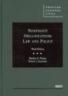 Nonprofit Organizations Law and Policy - Book