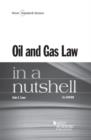 Oil and Gas Law in a Nutshell - Book