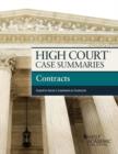 High Court Case Summaries on Contracts, Keyed to Ayres - Book