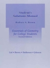Student Solutions Manual for Essentials of Geometry for College Students - Book