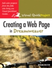 Creating a Web Page in Dreamweaver : Visual QuickProject Guide - Book