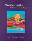 Worksheets for Classroom or Lab Practice for Beginning Algebra - Book